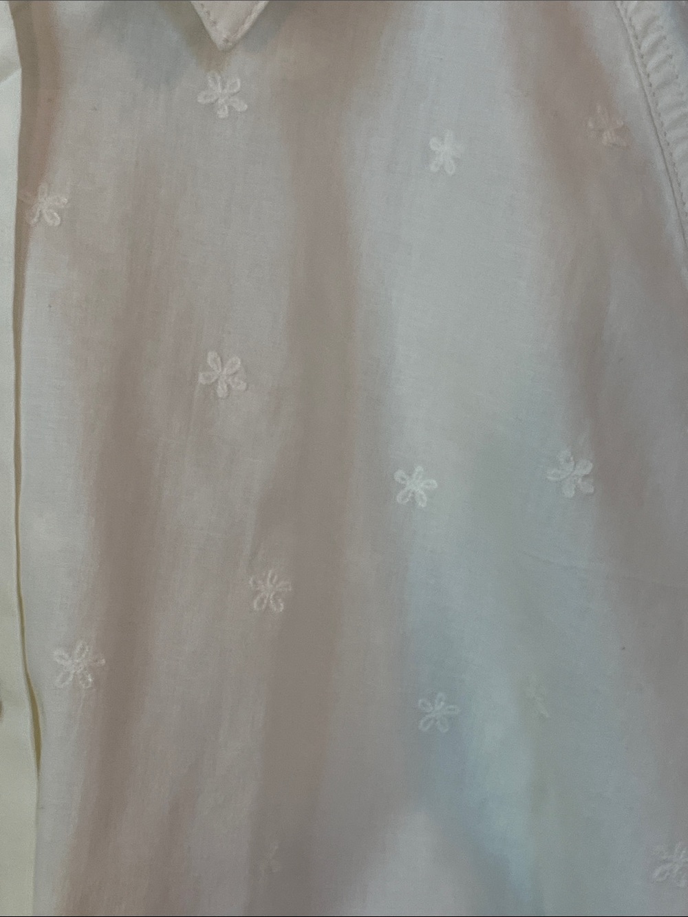 CeCe Cream Short Sleeve Button-Front Tie Shirt - Picture 5 of 8